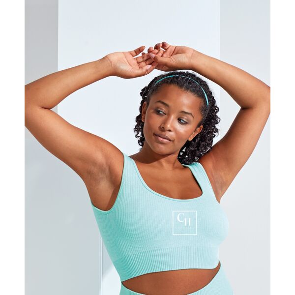 Ribbed Seamless 3D Fit Multi-Sport Bra Thumbnail